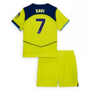 Tottenham Hotspur Xavi Simons #7 Tercera Equipación Niños 2025-26 Manga Corta (+ Pantalones cortos)